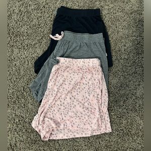 3 Pairs Soft Pajama Shorts